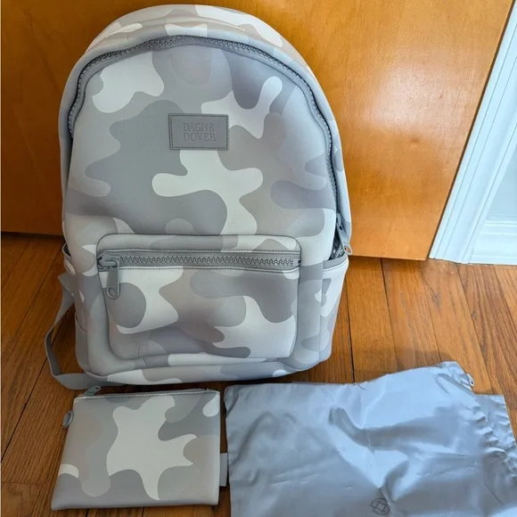Dagne Dover | Bags | Dagne Dover Gray Camo Backpack | Poshmark